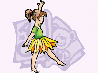 Girl dancing gif clipart