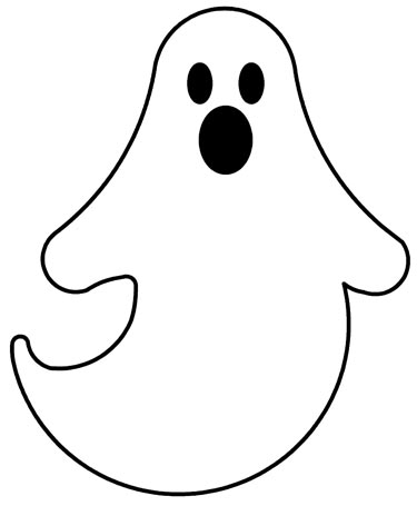 Ghost halloween kids clipart