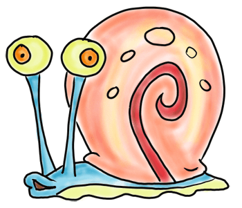 How to Draw Gary the Snail from Spongebob Squarepants : Step by ...
