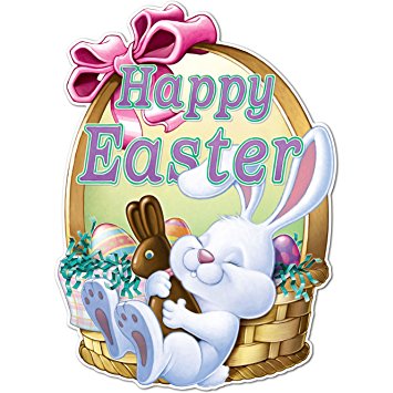 Amazon.com: Happy Easter Sign Party Accessory (1 count): Party ...