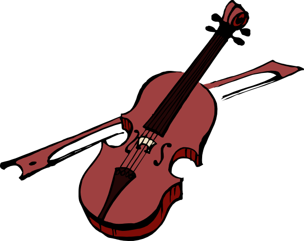 Violin Clipart Black And White - Free Clipart Images