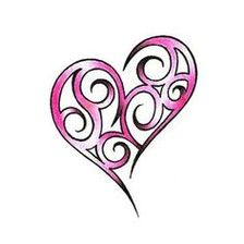 Hearts With Designs Clipart - Free to use Clip Art Resource