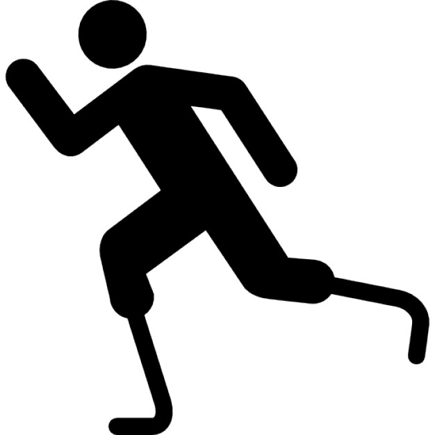 Paralympic games runner Icons | Free Download