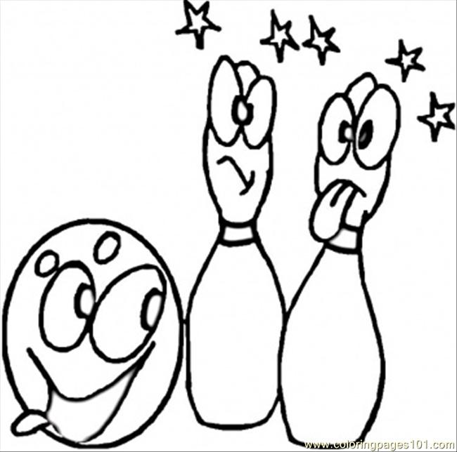 Bowling Coloring Pages