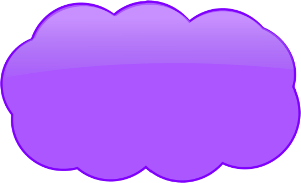 Purple clouds clipart - ClipartFox