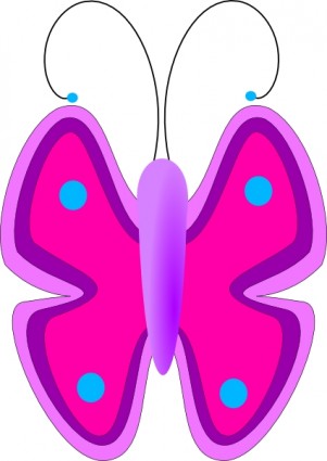 Butterfly clip art cartoon Free vector for free download (about 19 ...