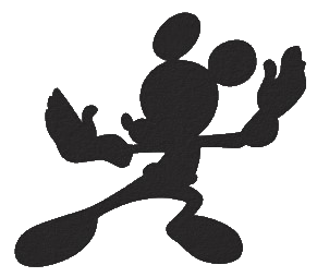 Black & White Mickey Clipart