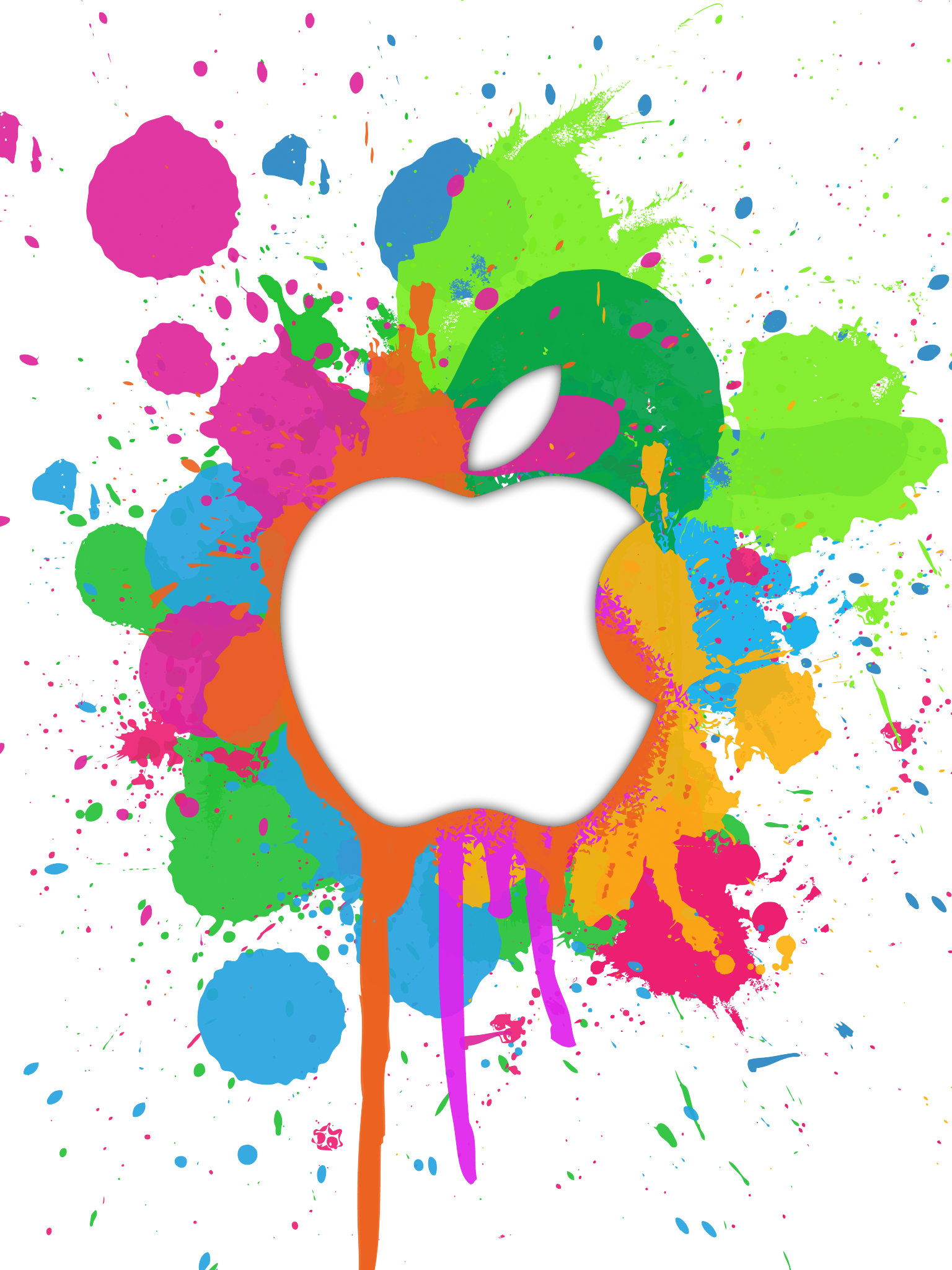 Colorful Splatter Png