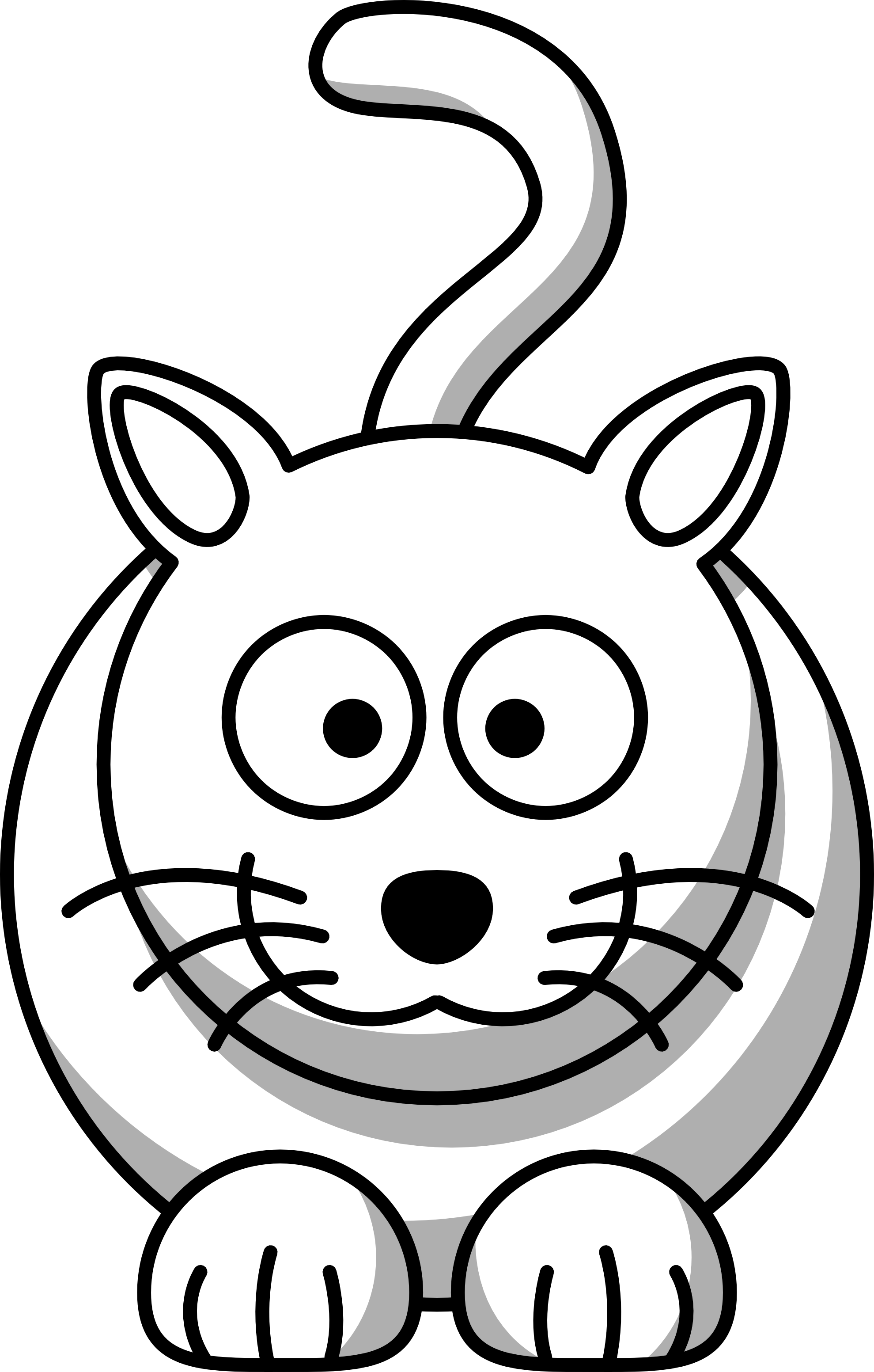 Clip Art: Lemmling Cartoon Cat Scalable Vector ...