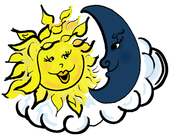 Sun And Moon Clip Art - ClipArt Best