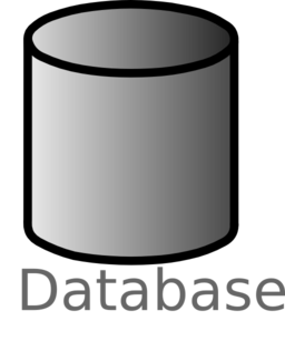 Database Symbol Labelled Clipart Royalty Free Public ...