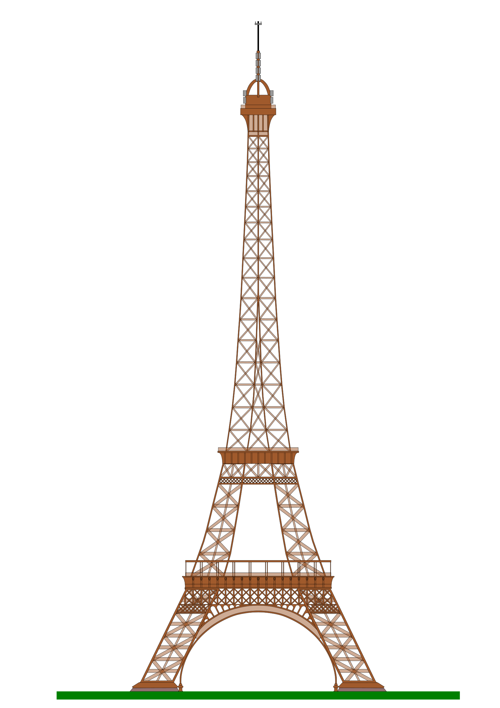 Clipart - Eiffel Tower (