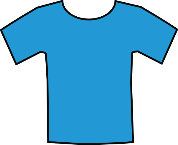 Light Blue T Shirt Template - ClipArt Best