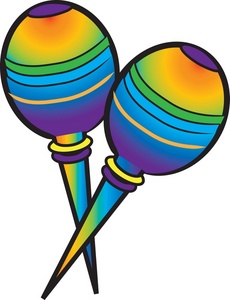 Maracas Clipart Image - Musical Instrument Maracas