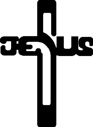 Religious Decals :: Jesus Cross Decal / Sticker 01 - Premium ...