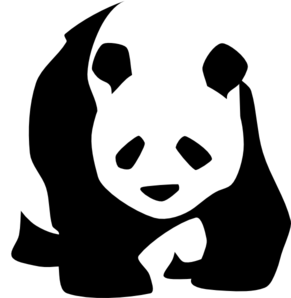 Panda clip art - vector clip art online, royalty free & public domain