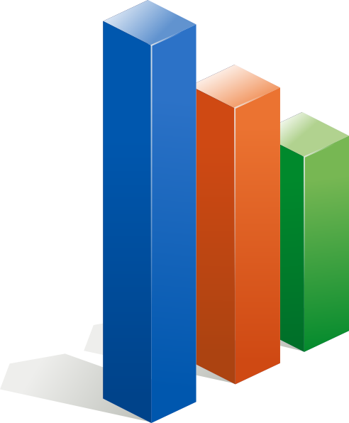 Column Chart clip art - vector clip art online, royalty free ...