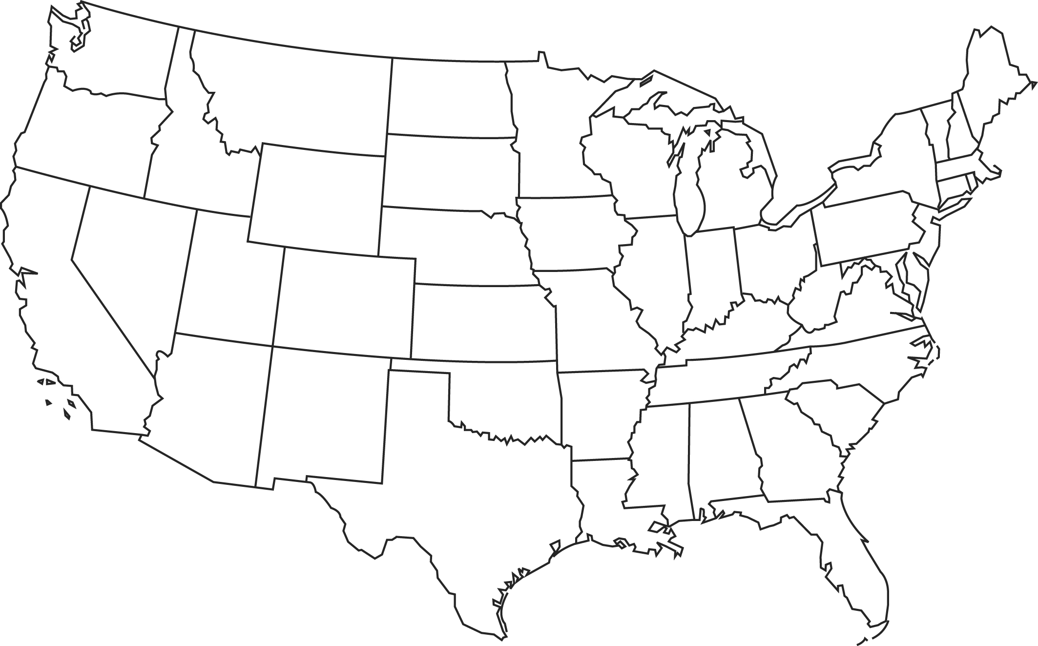  simsiz BLANK US MAP