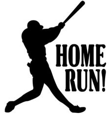 15 home run clip art. - Free Clipart Images