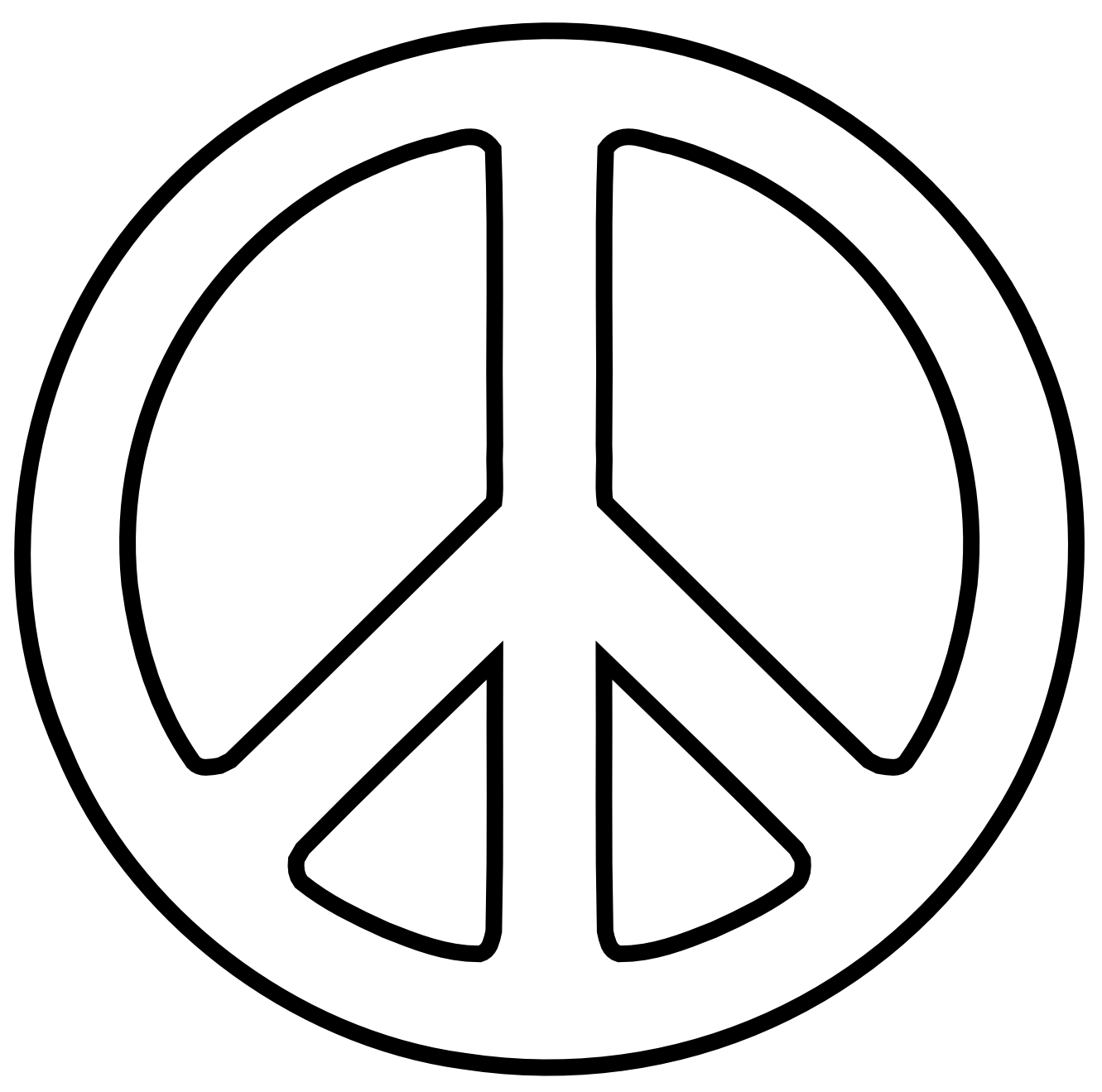 Free Peace Sign Clip Art