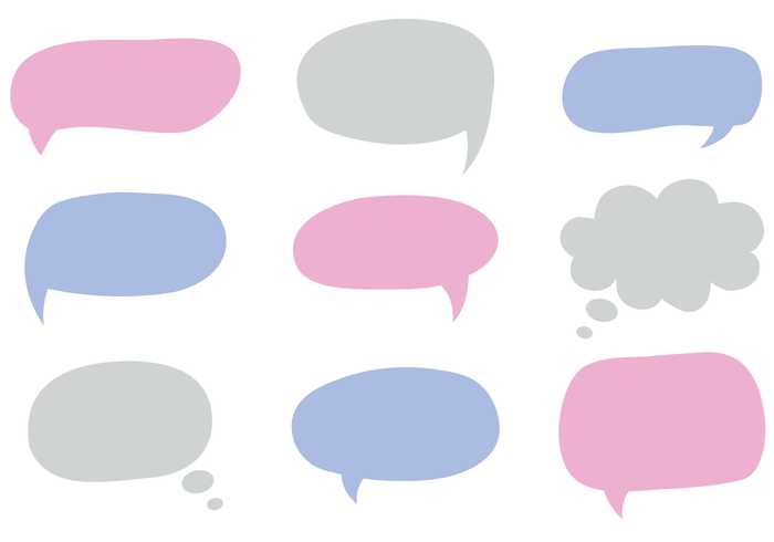 Free Dialogue Bubbles Vector - Download Free Vector Art, Stock ...