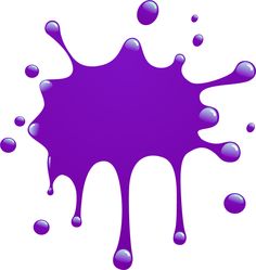 Purple paint splatter clip art