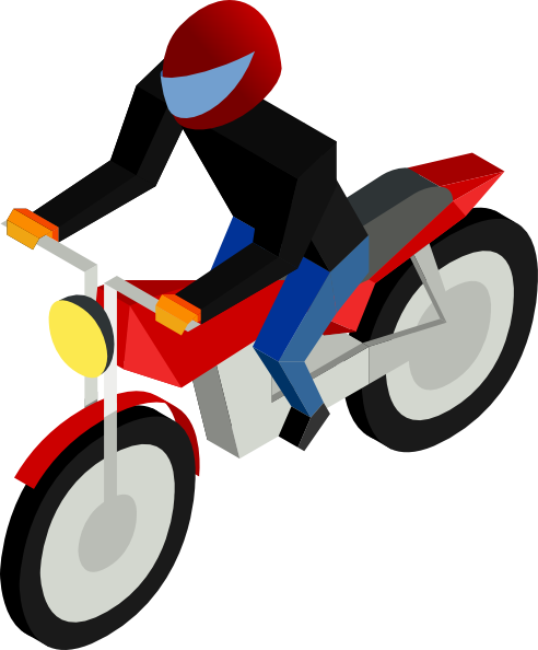 Simple Motorcycle Clipart - Free Clipart Images