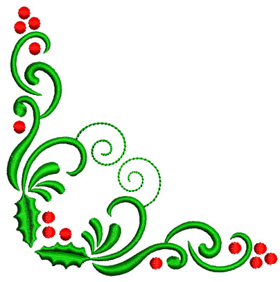 Clipart christmas corner borders