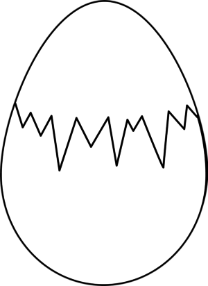 Egg outline clip art