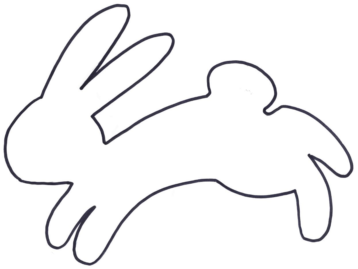 Rabbit Cut Out Template