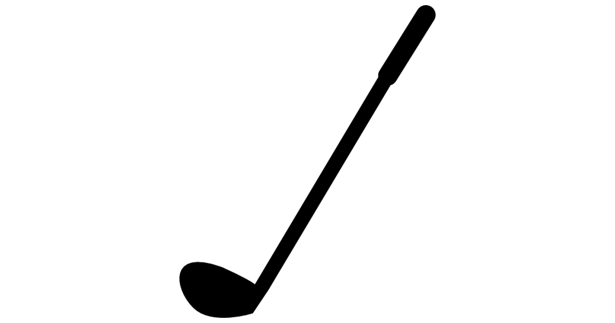 Golf club variant in diagonal position - Free sports icons