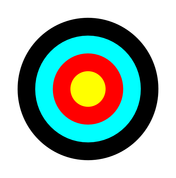 Archery bullseye clipart 9 clip art bullseye image image #30278