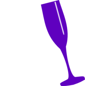 Champagne Flute Silhouette Clipart - Free to use Clip Art Resource
