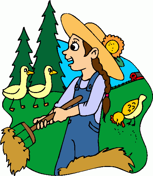 female farmer clip art
