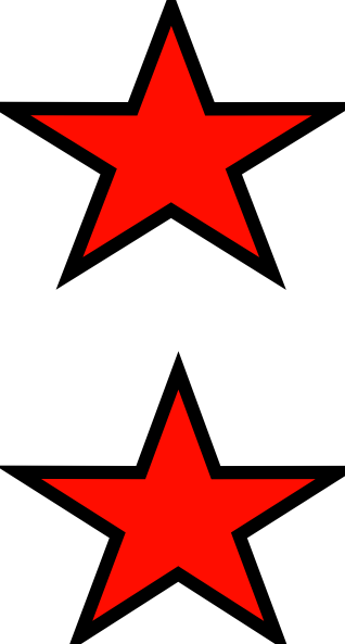Clipart red star