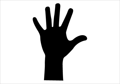 1000+ images about Hand Silhouette