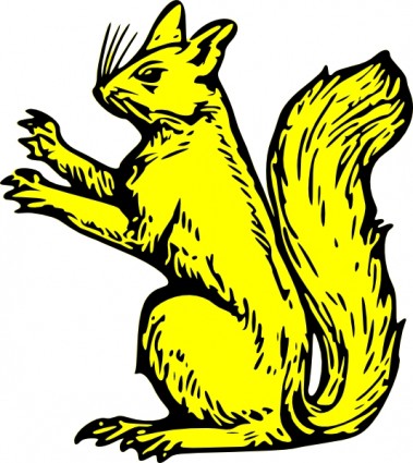 Squirrel clip art Vector clip art - Free vector for free download