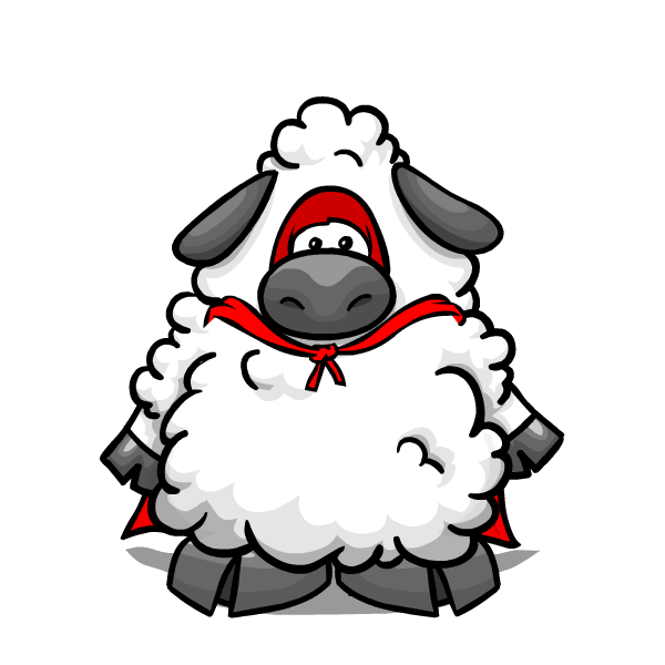 Image - Super Sheep Cutout.png - Club Penguin Wiki - The free ...