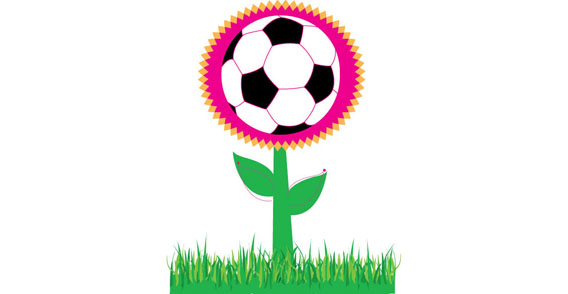 Soccer Flower Vector | Download Free Vector Graphic Designs ...