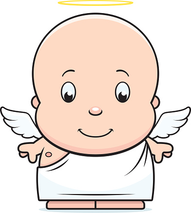 Clip Art Of Baby Angel Wings Clip Art, Vector Images ...