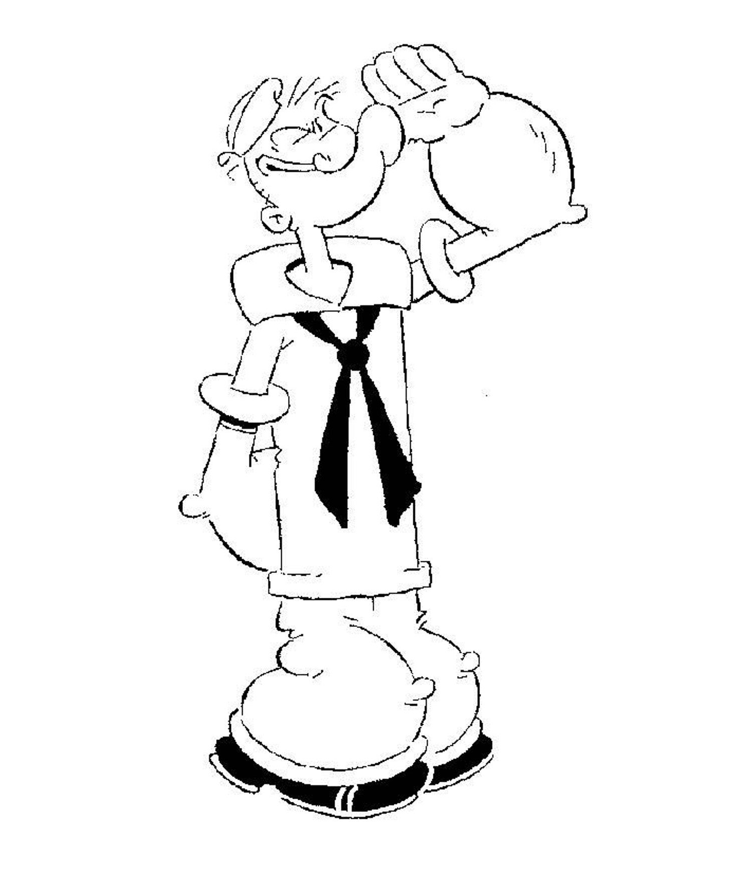 Coloring Pages Popeye - ClipArt Best