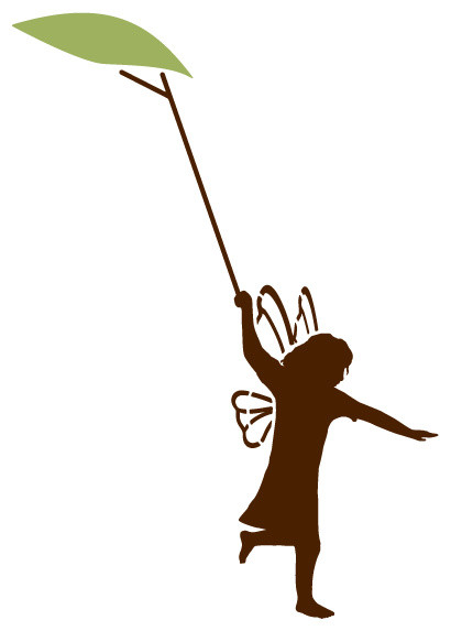 Fairy with Leaf Kite Stencil for Painting - Contemporary - Wall ...