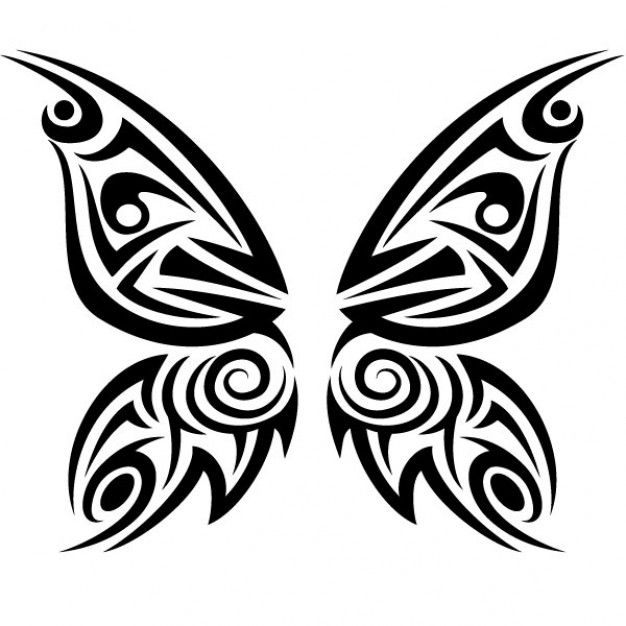 Tribal Butterfly | Butterfly ...