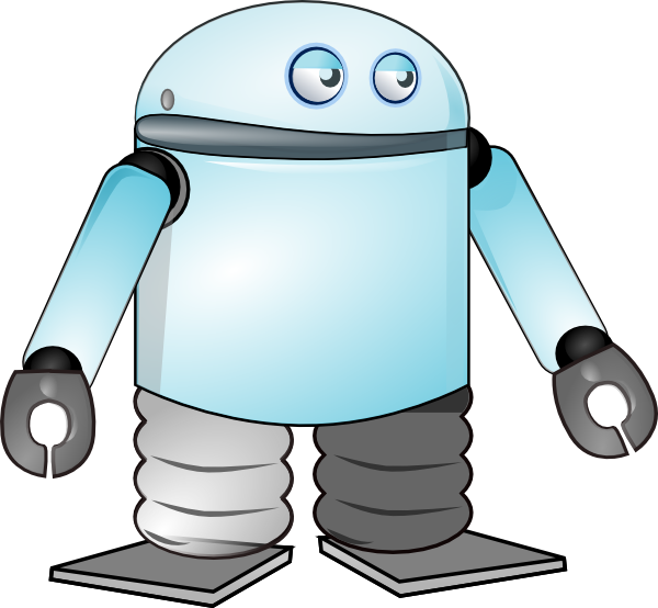 Animated robot clipart