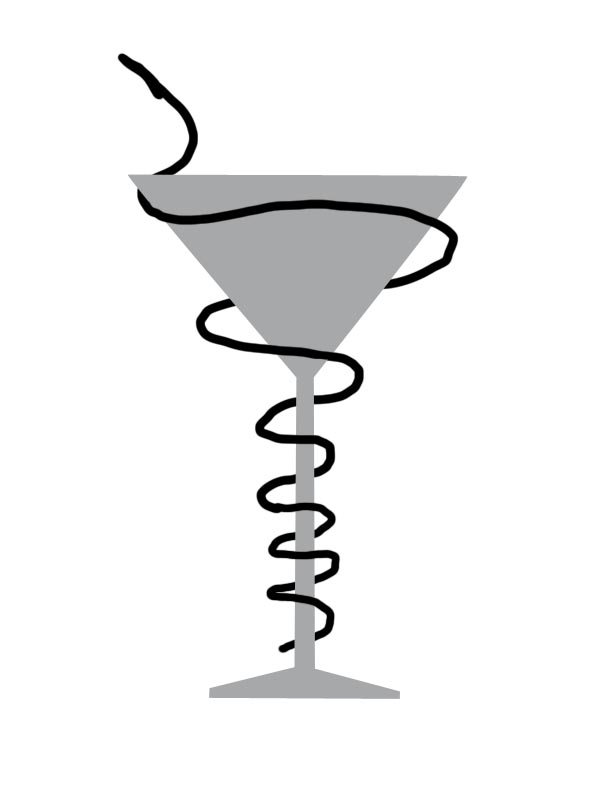 Animated Martini Glass - ClipArt Best