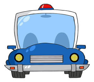 Car clipart from the front