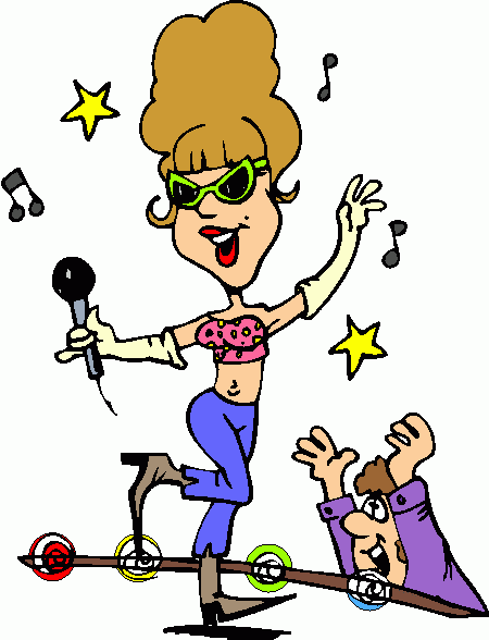 Free singing clipart images