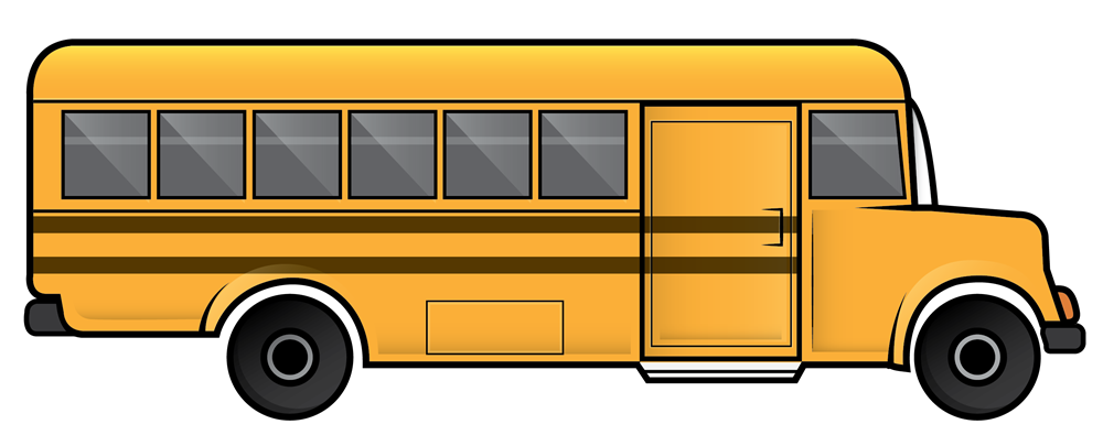 Cute school bus clipart