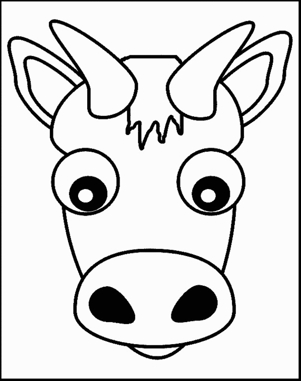 Line Drawing Cow Clipart - Free to use Clip Art Resource