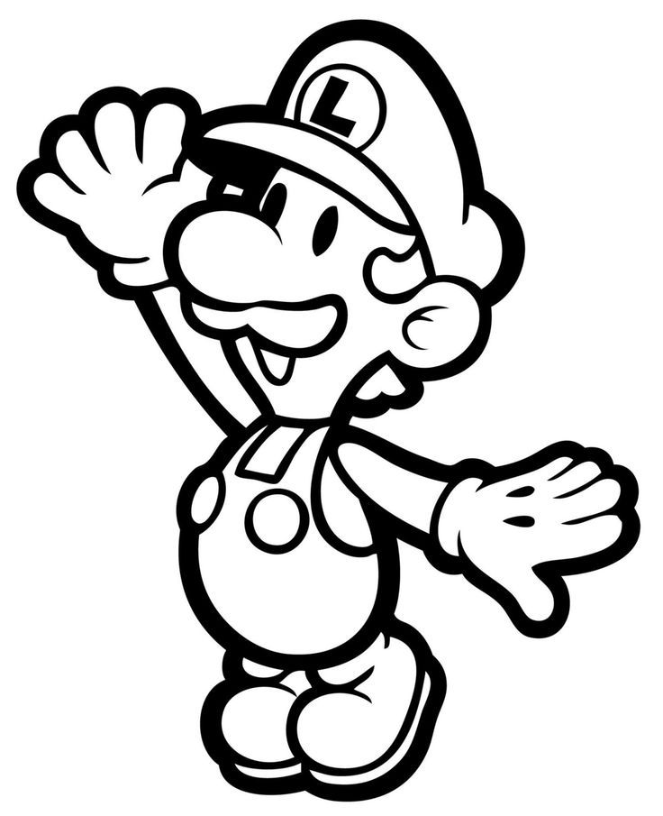 Mario And Luigi Coloring Pages To Print - AZ Coloring Pages